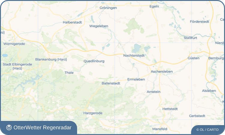 OtterWetter Regenradar-Widget Badeborn