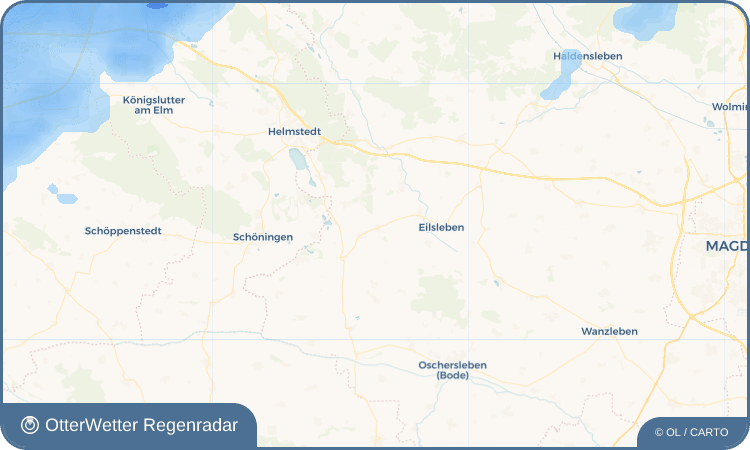 Widget-Vorschau für Badeleben Wetter-Widget-Vorschau mit Vorhersagedaten für Badeleben