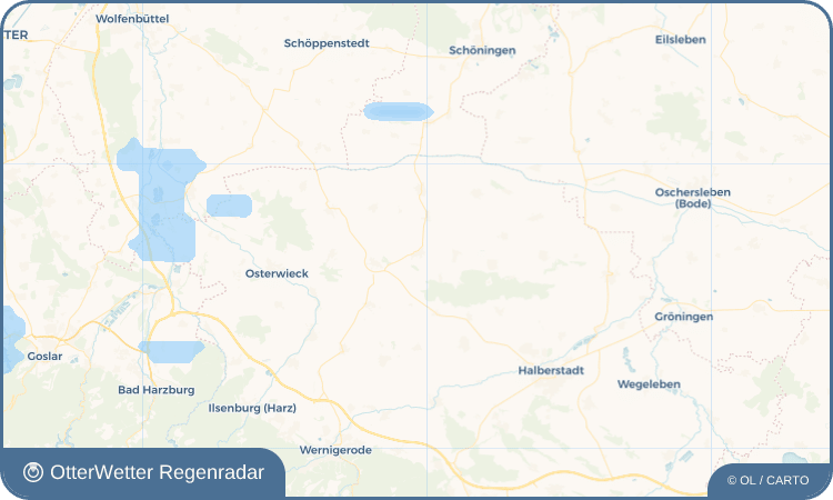 OtterWetter Regenradar-Widget Badersleben