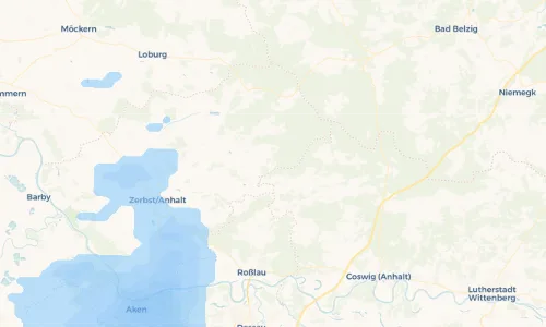 Regenradar Vorschaubild - Aktuelle Niederschläge in Bärenthoren und Umgebung