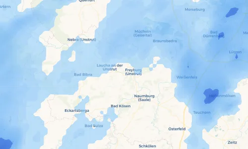 Regenradar Vorschaubild - Aktuelle Niederschläge in Balgstädt und Umgebung