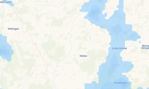 Regenradar Vorschaubild - Aktuelle Niederschläge in Bandau und Umgebung
