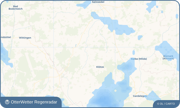 OtterWetter Regenradar-Widget Bandau