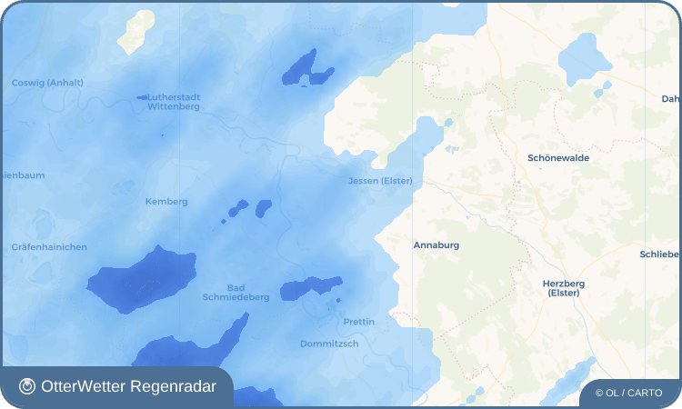 Widget-Vorschau für Battin Wetter-Widget-Vorschau mit Vorhersagedaten für Battin