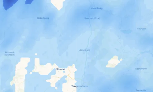 Regenradar Vorschaubild - Aktuelle Niederschläge in Beelitz und Umgebung