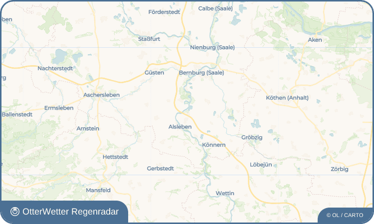 OtterWetter Regenradar-Widget Beesedau