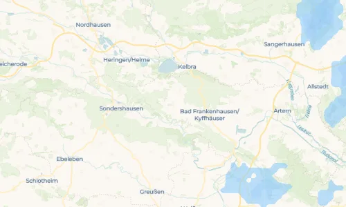 Regenradar Bendeleben: aktuelle Niederschläge in Bendeleben und Umgebung, Stand 19. Oktober 2026 um 23:10 Uhr