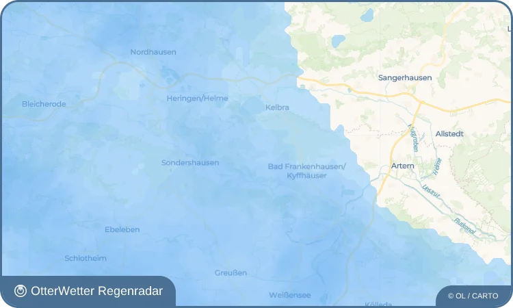 Wetter-Widget-Vorschau mit Vorhersagedaten für Bendeleben