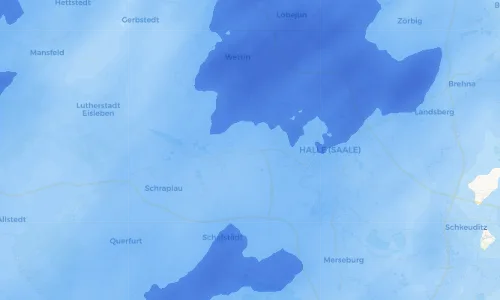 Regenradar Vorschaubild - Aktuelle Niederschläge in Bennstedt und Umgebung