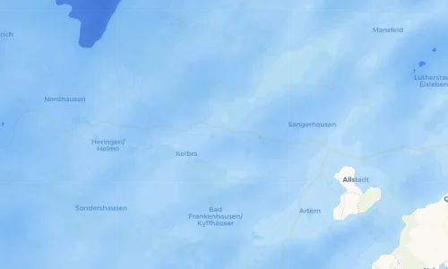 Regenradar Vorschaubild - Aktuelle Niederschläge in Bennungen und Umgebung