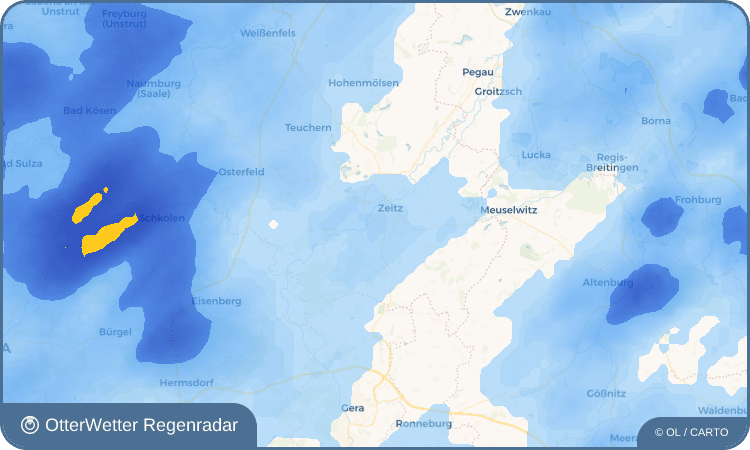 Widget-Vorschau für Bergisdorf Wetter-Widget-Vorschau mit Vorhersagedaten für Bergisdorf