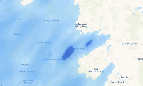 Regenradar Vorschaubild - Aktuelle Niederschläge in Bergwitz und Umgebung