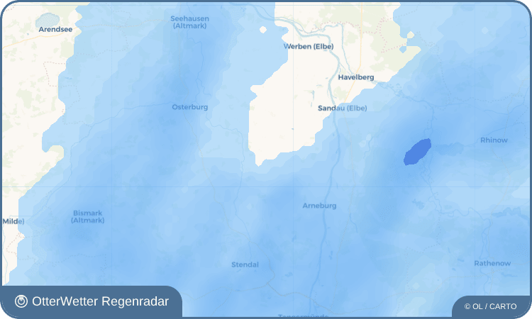 OtterWetter Regenradar-Widget Bertkow