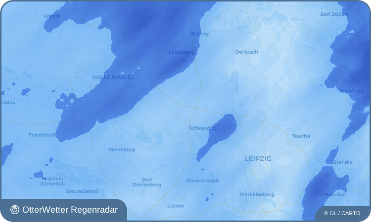 Wetter-Widget-Vorschau mit Vorhersagedaten für Beuditz