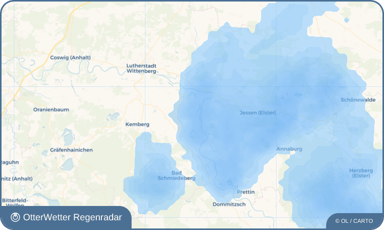 Wetter-Widget-Vorschau mit Vorhersagedaten für Bleddin