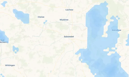 Regenradar Vorschaubild - Aktuelle Niederschläge in Böddenstedt und Umgebung