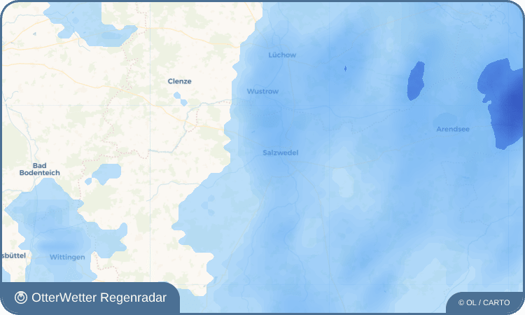 OtterWetter Regenradar-Widget Böddenstedt