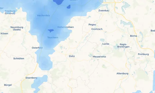 Regenradar Vorschaubild - Aktuelle Niederschläge in Bornitz und Umgebung