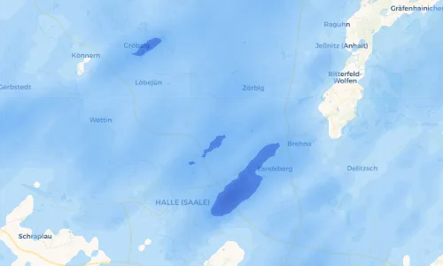 Regenradar Vorschaubild - Aktuelle Niederschläge in Brachstedt und Umgebung