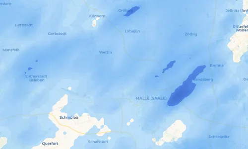 Regenradar Vorschaubild - Aktuelle Niederschläge in Brachwitz und Umgebung