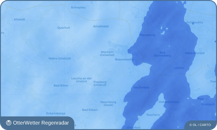 OtterWetter Regenradar-Widget Branderoda