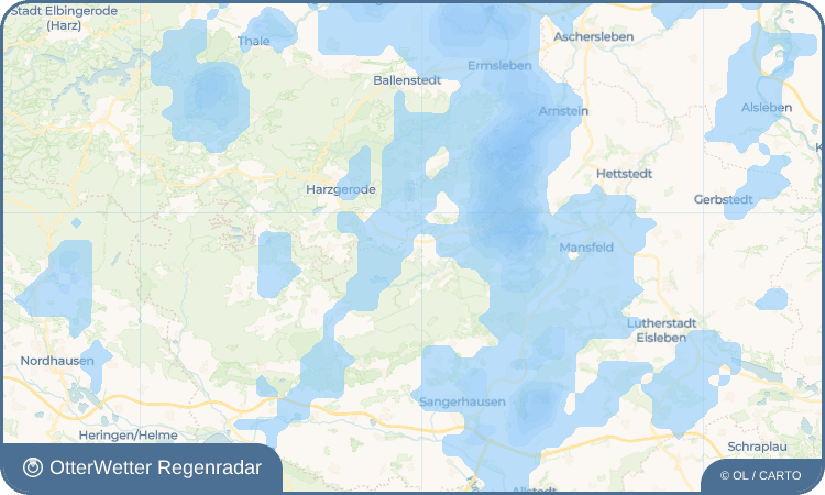 Widget-Vorschau für Braunschwende Wetter-Widget-Vorschau mit Vorhersagedaten für Braunschwende