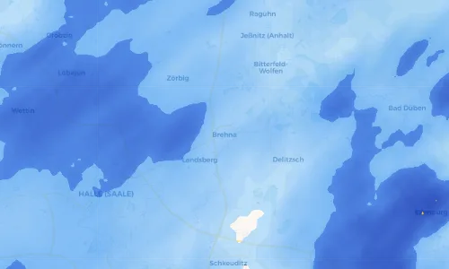 Regenradar Vorschaubild - Aktuelle Niederschläge in Brehna und Umgebung