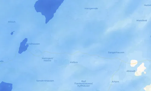 Regenradar Vorschaubild - Aktuelle Niederschläge in Breitungen (Harz) und Umgebung