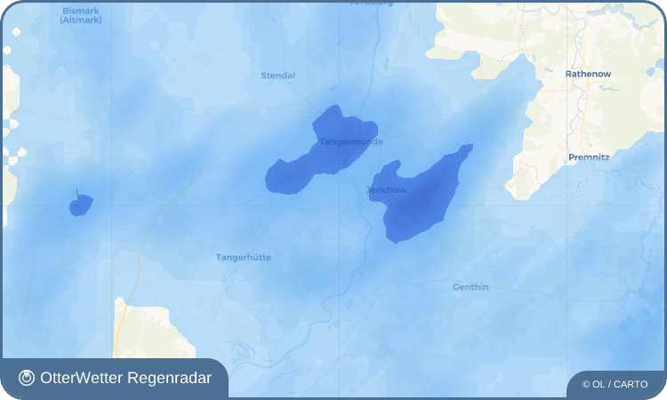 Wetter-Widget-Vorschau mit Vorhersagedaten für Buch