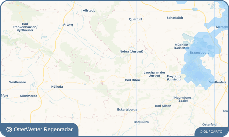 OtterWetter Regenradar-Widget Bucha
