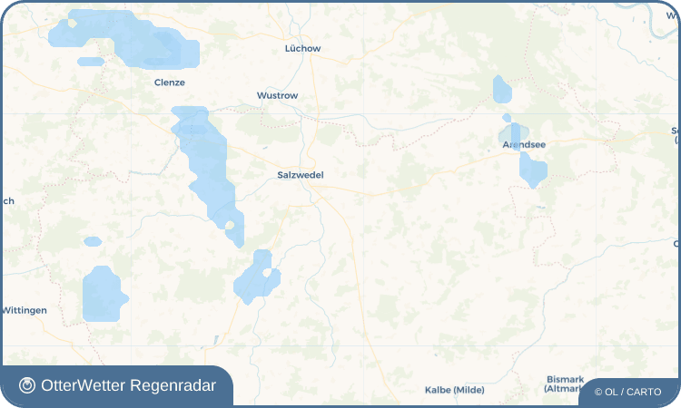 OtterWetter Regenradar-Widget Buchwitz