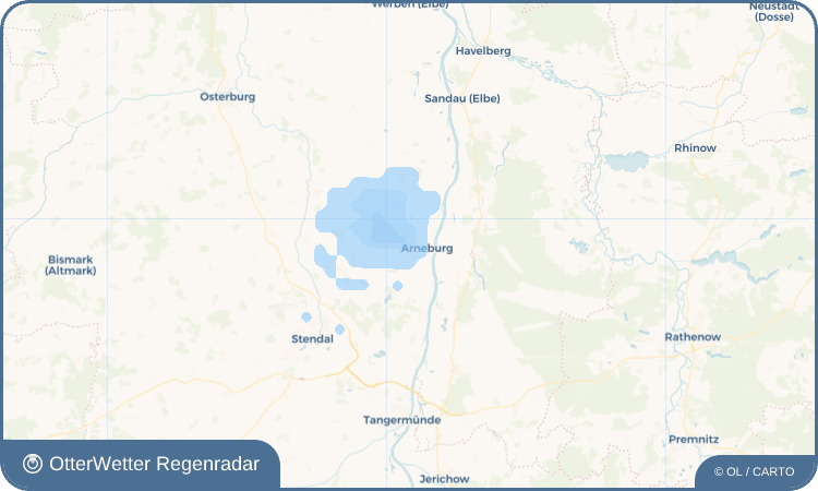 OtterWetter Regenradar-Widget Bürs
