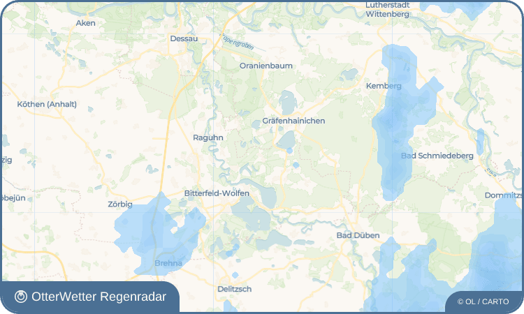 OtterWetter Regenradar-Widget Burgkemnitz