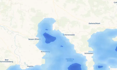 Regenradar Vorschaubild - Aktuelle Niederschläge in Buschkuhnsdorf und Umgebung