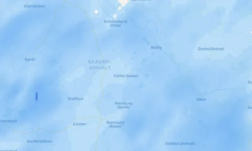 Regenradar Vorschaubild - Aktuelle Niederschläge in Calbe (Saale) und Umgebung