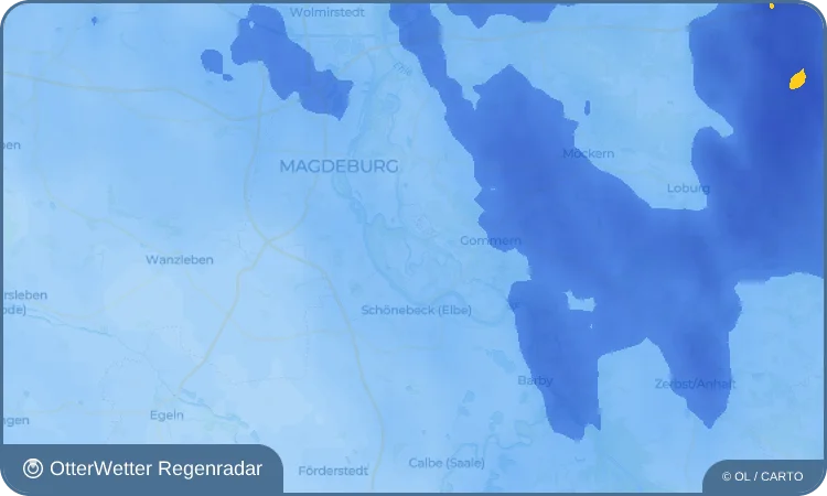 Wetter-Widget-Vorschau mit Vorhersagedaten für Calenberge