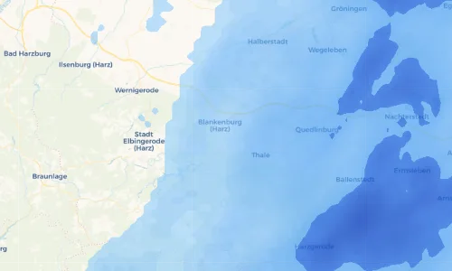 Regenradar Vorschaubild - Aktuelle Niederschläge in Cattenstedt und Umgebung