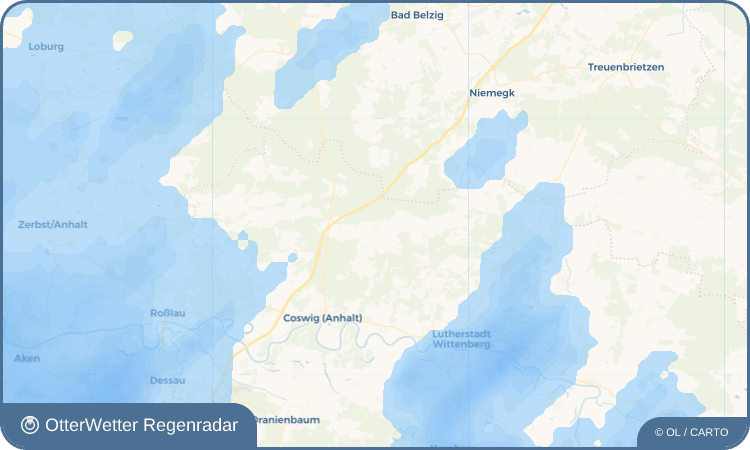 OtterWetter Regenradar-Widget Cobbelsdorf