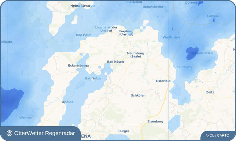 OtterWetter Regenradar-Widget Crölpa-Löbschütz