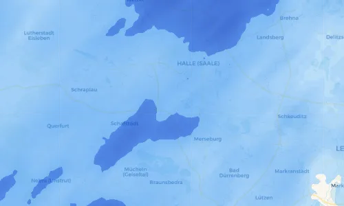 Regenradar Vorschaubild - Aktuelle Niederschläge in Delitz am Berge und Umgebung