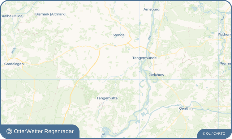 OtterWetter Regenradar-Widget Demker