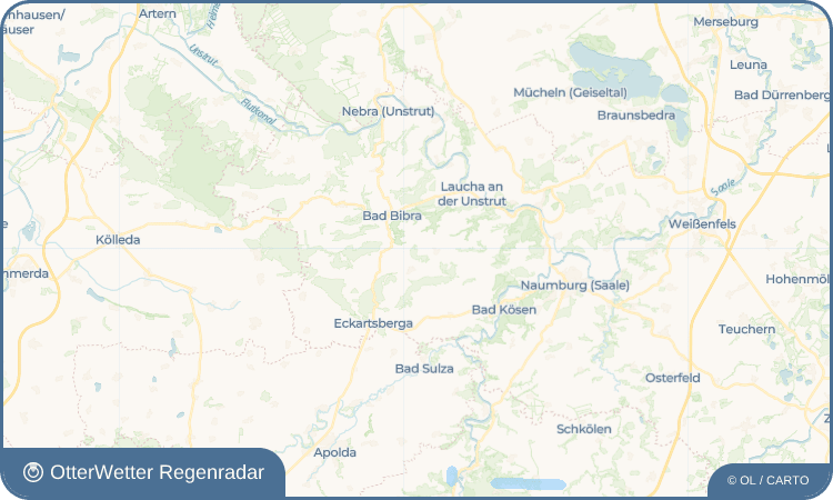 OtterWetter Regenradar-Widget Dietrichsroda