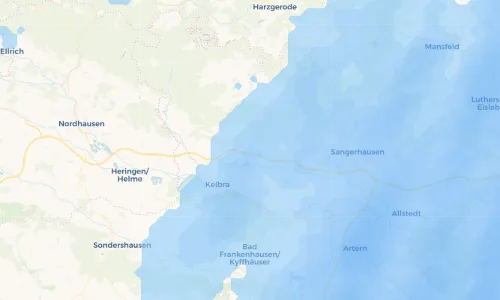 Regenradar Vorschaubild - Aktuelle Niederschläge in Dittichenrode und Umgebung