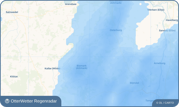 OtterWetter Regenradar-Widget Dobberkau
