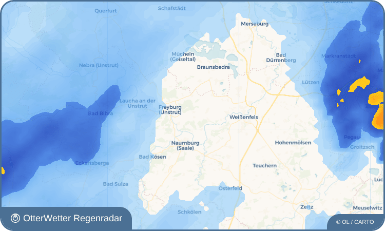 OtterWetter Regenradar-Widget Dobichau
