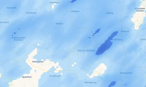 Regenradar Vorschaubild - Aktuelle Niederschläge in Dölau und Umgebung