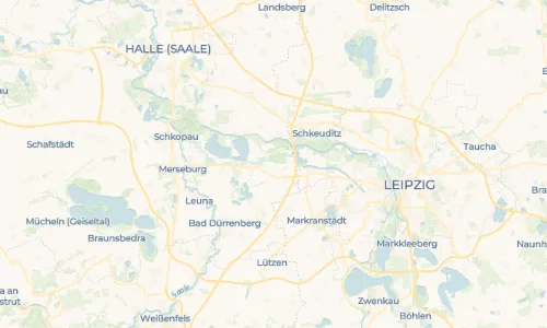 Regenradar-Vorschau: aktuelle Niederschläge in Dölkau und Umgebung