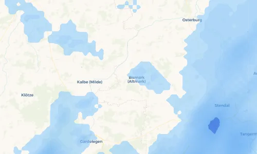 Regenradar Vorschaubild - Aktuelle Niederschläge in Döllnitz und Umgebung