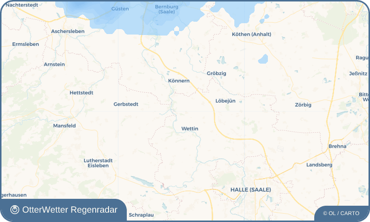 Wetter-Widget-Vorschau mit Vorhersagedaten für Dößel
