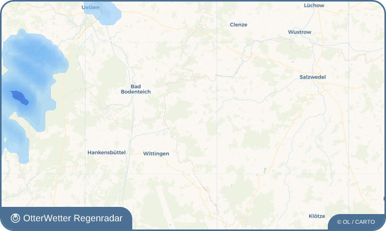 OtterWetter Regenradar-Widget Dülseberg